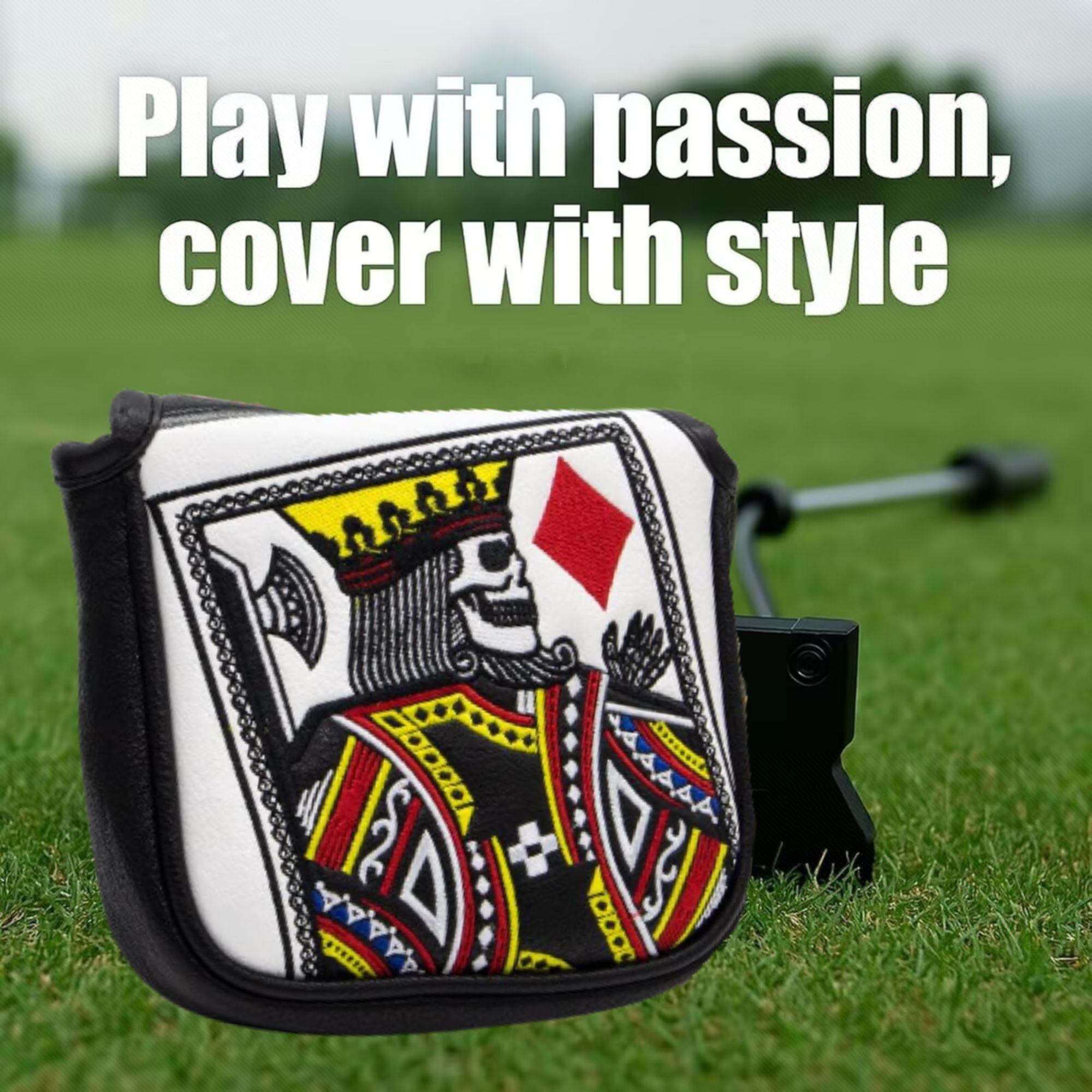 King Of Hearts Embroidered Mal - Golf Equipment And Accessories review and price